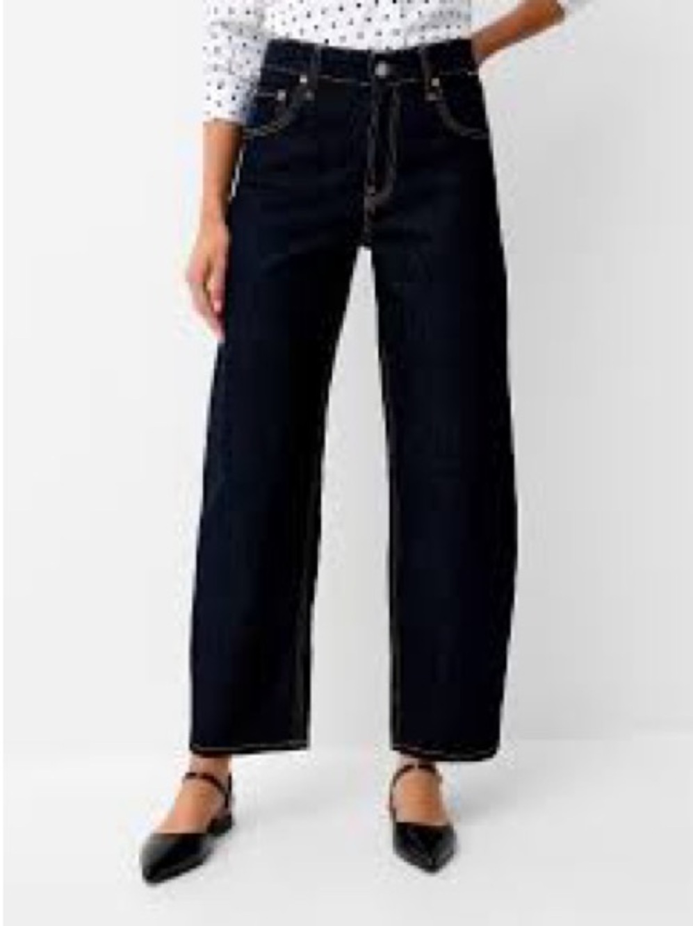 Mavi Nica High Rise Baggy Barrel Jeans Denim Pant 27